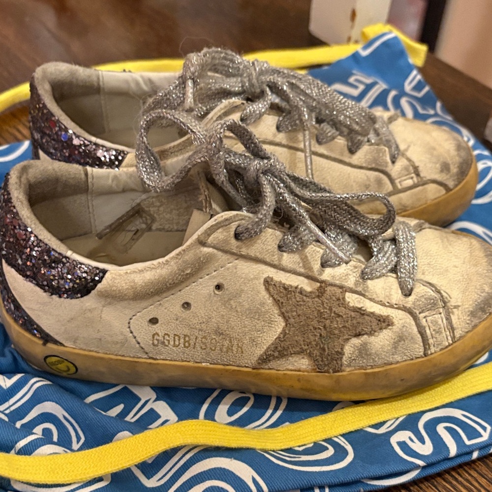 Golden Goose Kids Glitter Star Sneakers